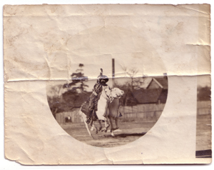 Bee Ho and Ada on Horse