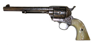 Colt revolver given to George Hubert by Bee Ho Gray