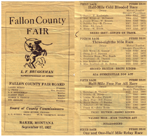 Fallon County Fair, Baker, Montana - September 17, 1937