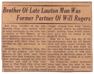 Will Rogers Partner
